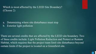 LEED Practice Exam 8 [upl. by Surovy]