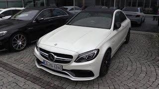 MercedesBenz C63 AMG S 2016 Start Up In Depth Review Interior Exterior [upl. by Orteip860]