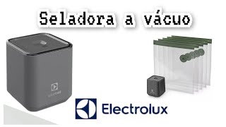 Seladora a Vácuo Portátil Electrolux com 5 Sacos Herméticos Reutilizáveis [upl. by Moll]