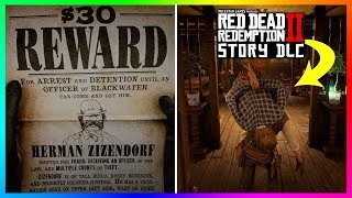 Red Dead Redemption 2 Story Mode DLC Content  NEW BOUNTY Capturing Herman Zizendorf In Blackwater [upl. by Anaeg148]