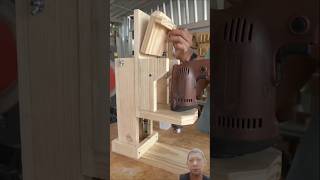 Amazing Woodworking Ideas  Make Drill Press DIY woodworking diy hacktool [upl. by Denton431]