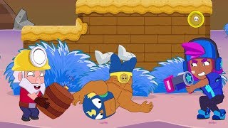 Brawl Stars Animation  El Primo in Gem Grab Parody [upl. by Alimak188]