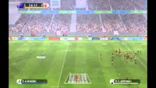 【EA SPORTS RUGBY08】Challenge of team Japan to the Rugby World Cup2007【PS2】 part18 [upl. by Ainevul]