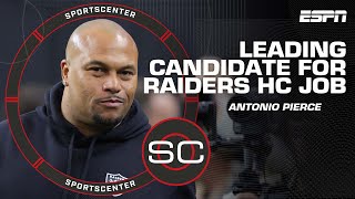 Adam Schefter Antonio Pierce is the leading candidate for the Raiders head coaching job  SC [upl. by Carlotta]