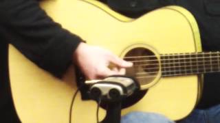 Acoustic Music Works Guitar Demo  Collings OM1 Sitka Maple Short Scale [upl. by Llenwad]