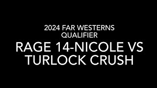 Far Westerns Rage 14Nicole vs Turlock Crush [upl. by Axia241]