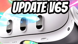 VR NEWS Quest 2 amp 3 Update v65 is ROLLING Out [upl. by Windzer456]