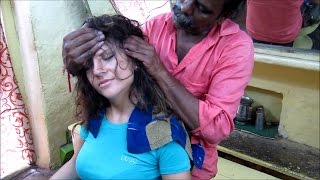 Worlds Greatest Head Massage 19  Eliana ASMR Barber meets Baba the cosmic Barber [upl. by Alessandra]