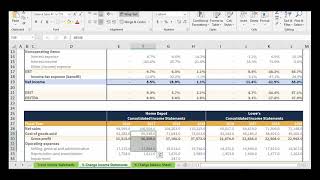 Horizontal Analysis  Financial Statement Analysis [upl. by Leiruh]