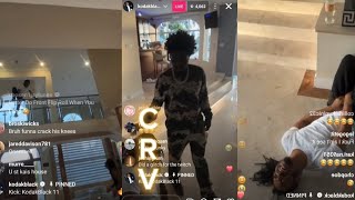 Kodak Black Friend Jumped From The Second Floor For 100k [upl. by Oigimer]