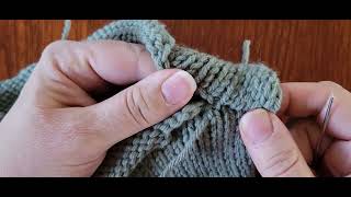 Tuto tricot vidéo 14 du projet Paletot Layette de Phildar assembler et coudre la capuche du gilet [upl. by Sello]