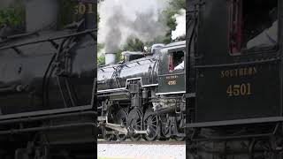 Steam Locomotive 4501 Slips  Shorts [upl. by Hedi]