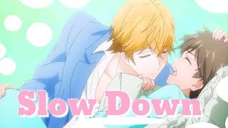 Hitorijime my Hero AMV★ Hasekura x Kensuke ❝Slow Down❞ [upl. by Nidla]