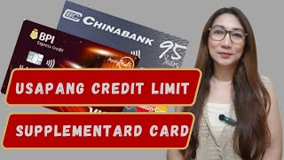 USAPANG CREDIT LIMIT SUPPLEMENTARY CREDIT CARD  CriselleMorales creditcardreview [upl. by Hedda]