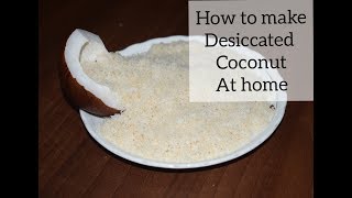 How to make desiccated coconut at home with subtitlesAyshaz World EP40 [upl. by Frierson]