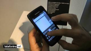 Samsung Galaxy W videopreview da Telefoninonet [upl. by Jeanna]