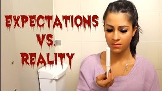 Being on Your Period EXPECTATIONS vs REALITY w Alessandra DeMartino [upl. by Eran454]