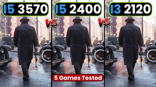 I3 2120 vs I5 2400 vs I5 3570  You Can See The Difference [upl. by Mello502]