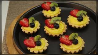 Fruit Tart│How To Make Tart Shells│Tart Crust│Perfect Tart│Tart Shells Recipe│Homemade Tart Shells│ [upl. by Mohandas]