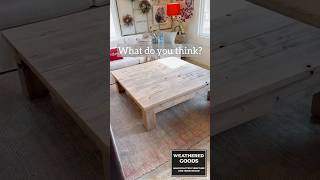 Building a 5x5 coffee table with reclaimed cedar maker woodwork woodworker furniture [upl. by Nawoj]