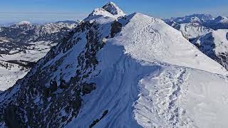 Skitour Gaishorn 2247m  40° in dem Nordhang  Tannheimer Tal [upl. by Leona972]