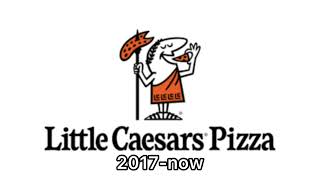 Little Caesars Pizza historical logos [upl. by Pownall]