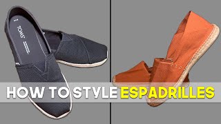 How To Style Espadrilles for Men [upl. by Aeniah]