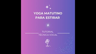 Yoga Matutino [upl. by Alamap]