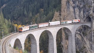 RhB Zugverkehr bei Filisur  Herbst 2024 [upl. by Harad913]