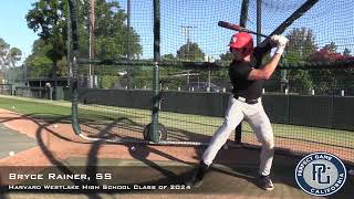 Bryce Rainer Prospect Video SS Harvard Westlake High School Class of 2024 [upl. by Pirzada466]