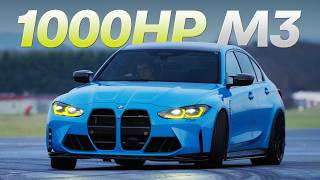 1000hp BMW G80 M3 Reviewed On The Top Gear Test Track  4K [upl. by Asatan]