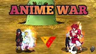 Itachi S1 OP amp Dio Over Heaven OP VS Kaneki V2 OP Zeed amp Limit Break Broly SSJ4 V2 OP in Mugen [upl. by Nyrtak]