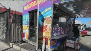 Robbers target Oakland food truck shoot victim [upl. by Llabmik]