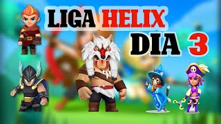 LIGA HELIX DE ARCHERO DÍA 3 Empiezan los juegos del Hambre [upl. by Eelamme]