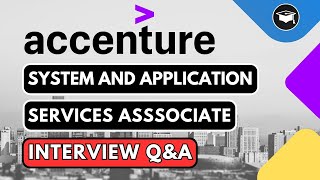 Interview QampA  System and Application Services Associate  Accenture hiring Freshers [upl. by Luci]