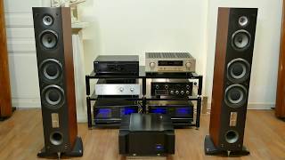 Triangle speakers and Mcintosh [upl. by Sivel]