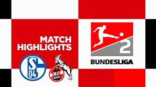 Schalke vs Köln  Highlights  2 Bundesliga 202425 [upl. by Baecher]