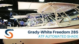 GradyWhite Freedom 285 with SureShade ATF Automated Boat Shade [upl. by Tooley]