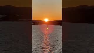 Oslofjord sunset october 2024 oslo norway sunset sunsetview sunday osloelsa67 [upl. by Aihsyt]