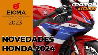 NOVEDADES HONDA 2024  EICMA23  Motosx1000 [upl. by Ellehcsar]