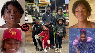 Cardi B Shares Cute Videos From Offsets Kids for Fathers Day [upl. by Hummel]