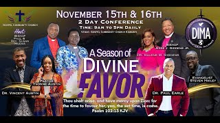 Season of Divine Favor Conference  Day 1 Afternoon [upl. by Neenwahs841]