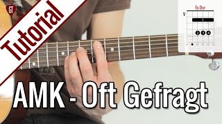 AnnenMayKantereit  Oft Gefragt  Gitarren Tutorial Deutsch [upl. by Kcirrej]