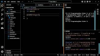 How to run code in VS code terminal [upl. by Levania]