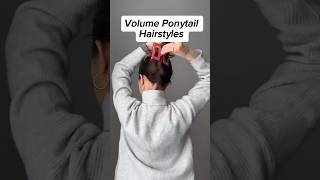 Volume of ponytail hairstyle for girls can be tried🤓💞 barbie hairstyle hairtutorial blackpink [upl. by Sawyer140]