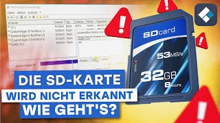 🤔Die SDKarte wird nicht erkannt wie gehts  Recoverit [upl. by Esirec]