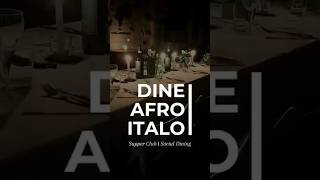 Dine AfroItalo Supper Club  A Social Dining Experience  Chef Immaculate Ruému [upl. by Waynant]