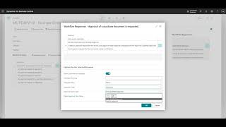 Approvals with Approver Chain and First Qualified Approver Setup in Business Central [upl. by Mylan]