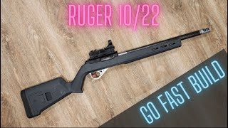 CUSTOM RUGER 1022 GO FAST BUILD [upl. by Uyr248]