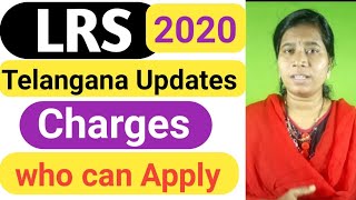 what is LRS scheme in telangana 2020 telugu LRS charges calculation apply online advocate sowjanya [upl. by Namyl]